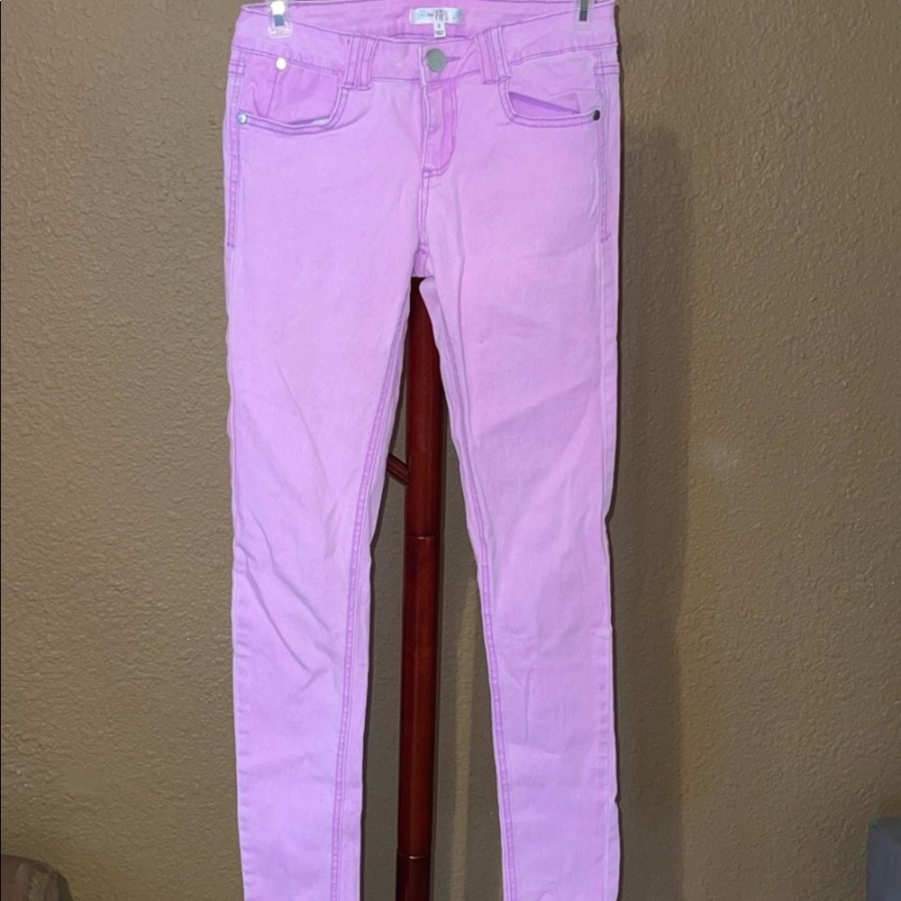 Love Fire Pink Skinny Jeans Junior 3